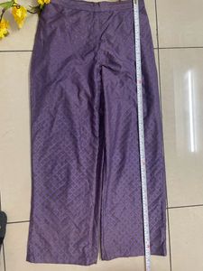 Purple Cotton Kurta Set