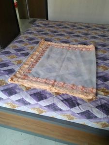 Embroidered Net Dupatta