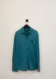 Men's Teal Long Sleeve Shirt