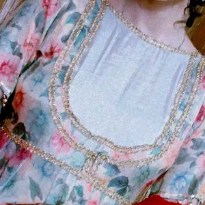 Elegant Floral Print Dress