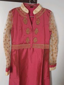 Elegant Pink Kurta with Dupatta