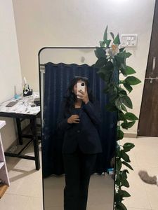 Navy Blue Suit Set