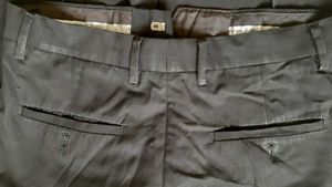 VETTORIO FRATINI Black Trousers men