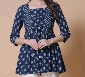 Bohemian Print Tunic Top