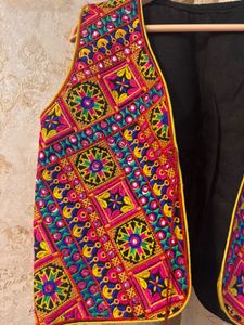 Heavy Embroidered Ethnic Vest, Bust-36/34