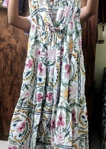 Bohemian Floral Tiered Dress