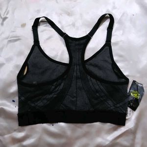 Gray Sports Bra