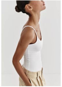Zara Classic White Spaghetti Strap Top