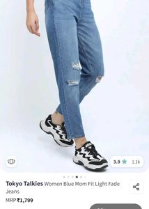 Light Wash Distressed Jeans