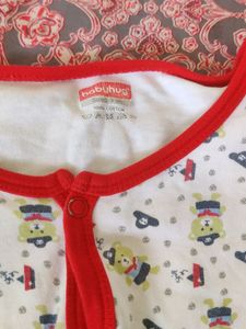 2-3yrs Babyhug Kids Full Sleeves Buttoned T Shirt