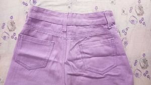 Lavender Straight Fit Jeans