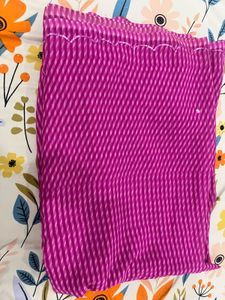 Vibrant Pink Embroidered Saree