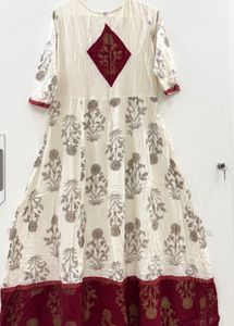 Anarkali Style Kurti with Tassels
