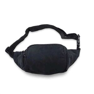 Unisex Black Waist Bag