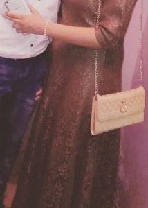 Elegant Brown Ethnic Gown