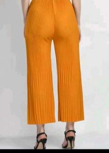 Women's Pleated Culottes Pants