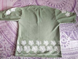 🥰Green Floral Print Long Sleeve Top🥰