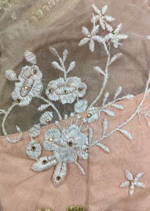 Peach Embroidered Blouse