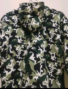 Olive Black Print Hoodie Sweatshirt For 10-12 Year