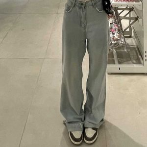 Baggy white jeans