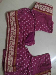 Embroidered Silk Saree