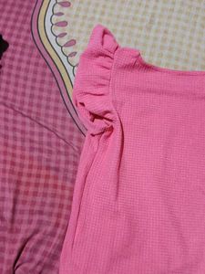 pink cute top