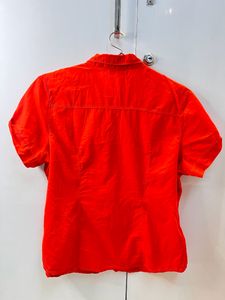 Dark Orange❤️🧡 Pure Cotton Shirt