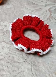 Handmade Crochet Hair Scrunchies