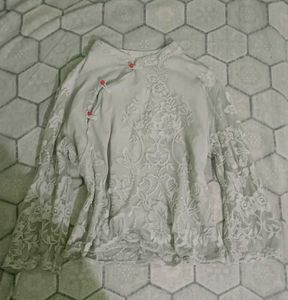Sheer Lace Blouse