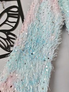 Sparkly Fuzzy Top