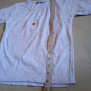 Cute Zara Tee with Flower