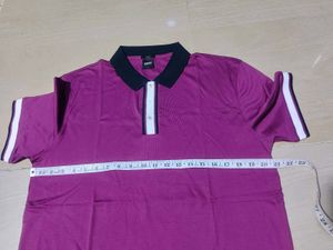 new Hugo Boos maroon colour tshirt