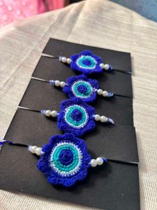 Handmade Evil Eye Rakhi Set🧿✨