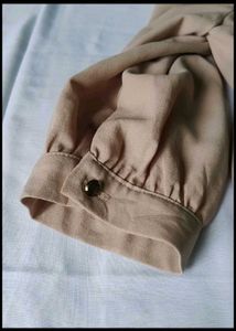 Stylish Beige Button-Up Top