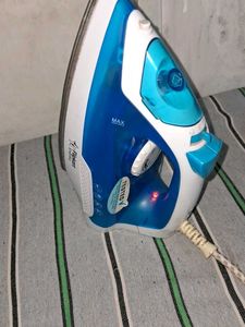 Blue &amp; White Clothes Iron