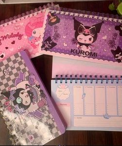 Kawaii Sanrio Kuromi & Melody Notebooks