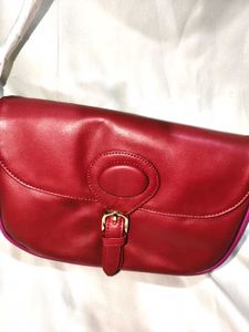 Chic Red Shoulder Bag