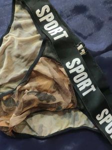 Men's "SPORT" Camo Mesh Briefs