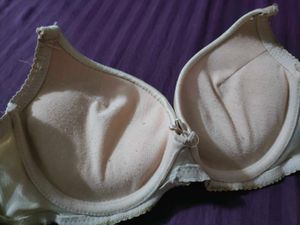 Beige Strapless Push-Up Bra