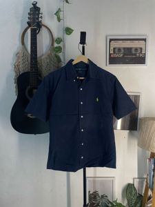 Men's Polo Ralph Lauren Navy Short Sleeve Shirt