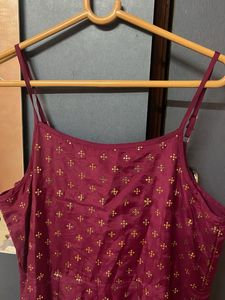 Ethnic pink gown