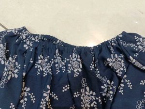 Floral Print Crop Top