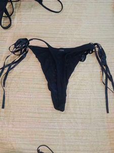 Sexy Black Thong Set