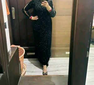 Elegant Black Ethnic Gown