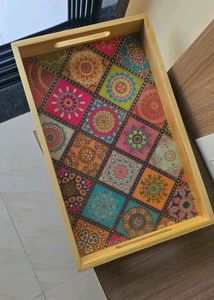 Decorative Wooden Serving Tray