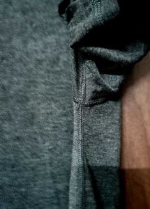 Men's Dark Grey &amp; Red Sports T-Shirt