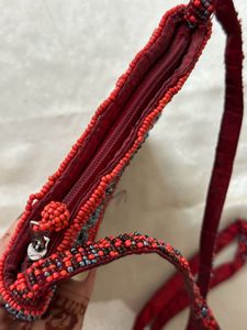Beaded Crossbody Bag