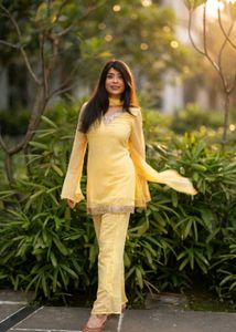 Butter Yellow Bollywood Set