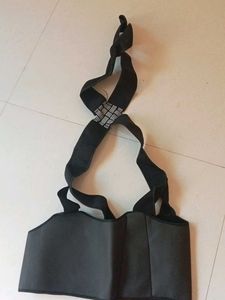 Black Posture Corrector Belt