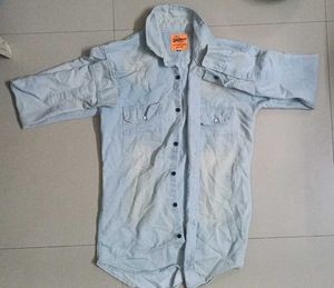 Light Wash Denim Shirt